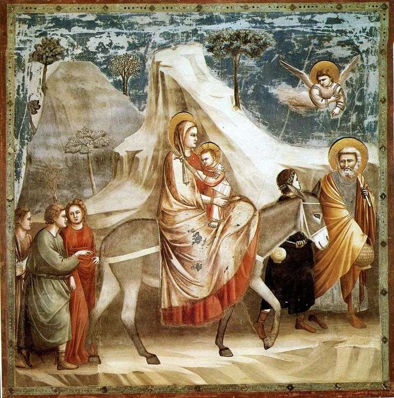 Giotto, Ucieczka do Egiptu