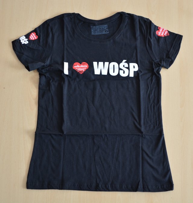 Koszulka damska I LOVE WOŚP rozm. S
