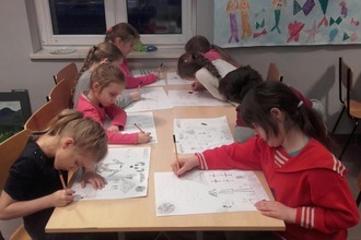 Rysunek cienkopisem - 7 II 2018
